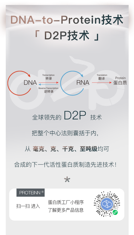 DNA-to-Protein D2P 技术