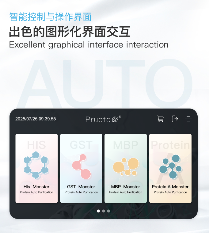 10-inch touch screen operation interface